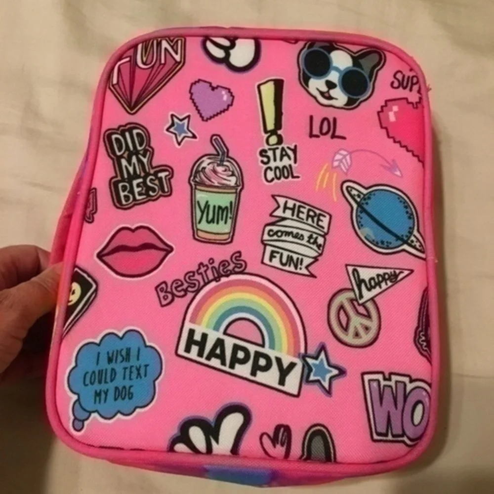 Justice Girls tie dye lunchbox